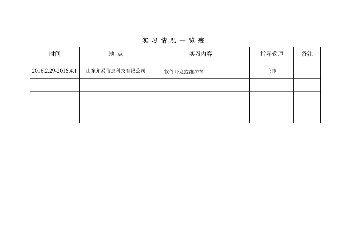 实习报告第2页