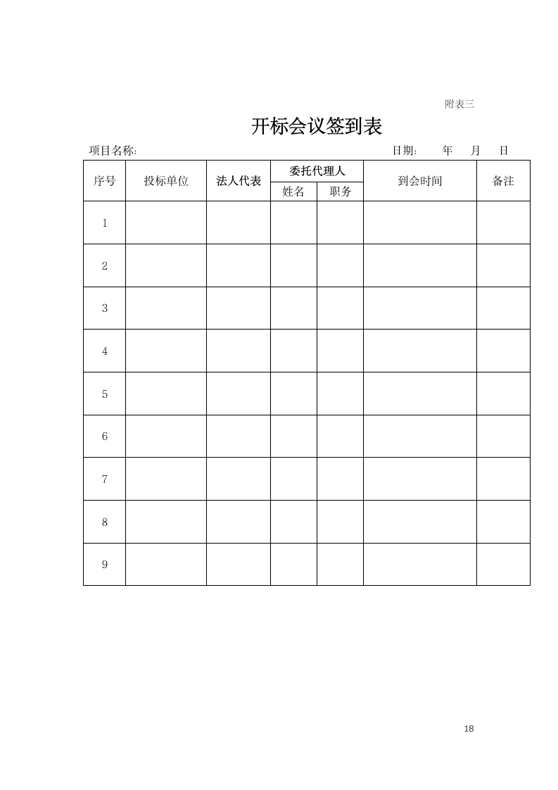 招标管理制度第18页