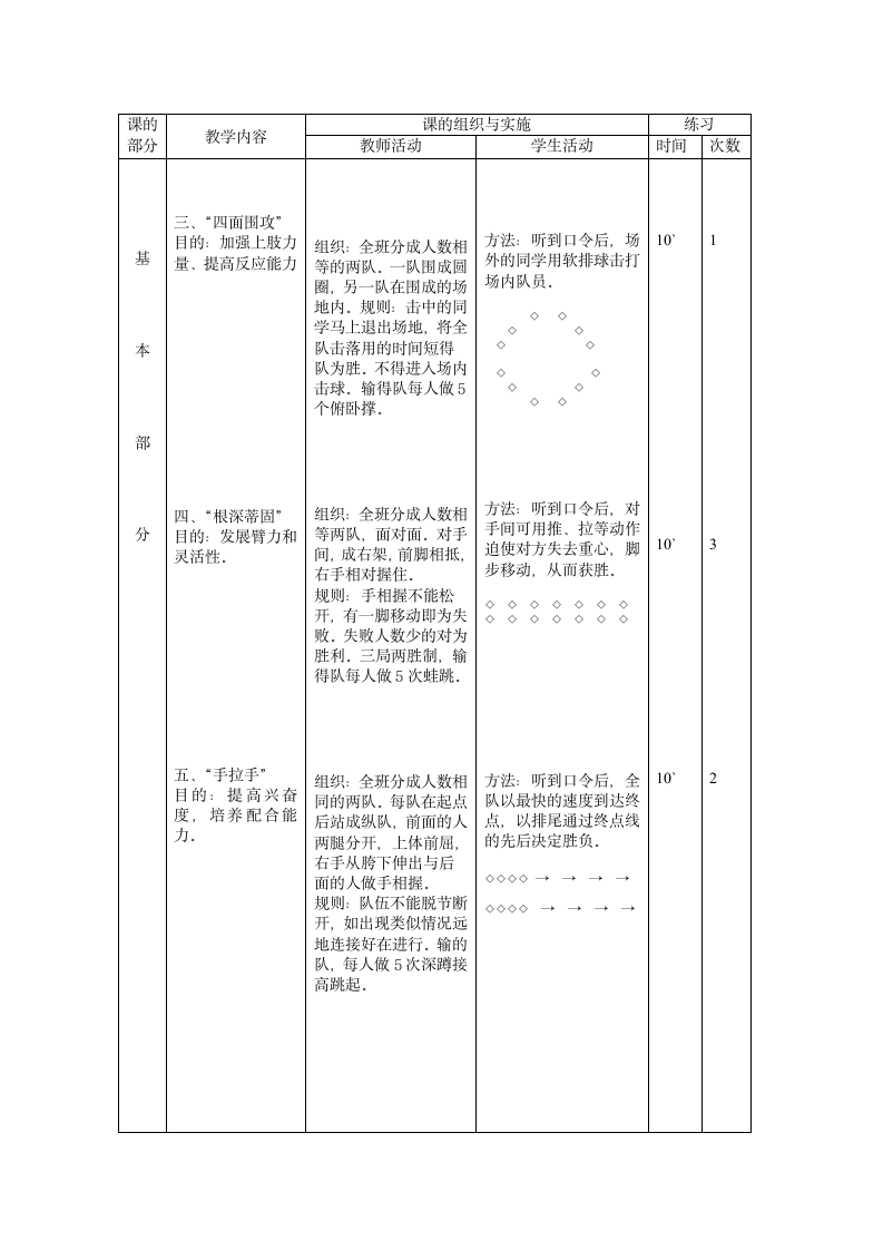 教案体育游戏第2页