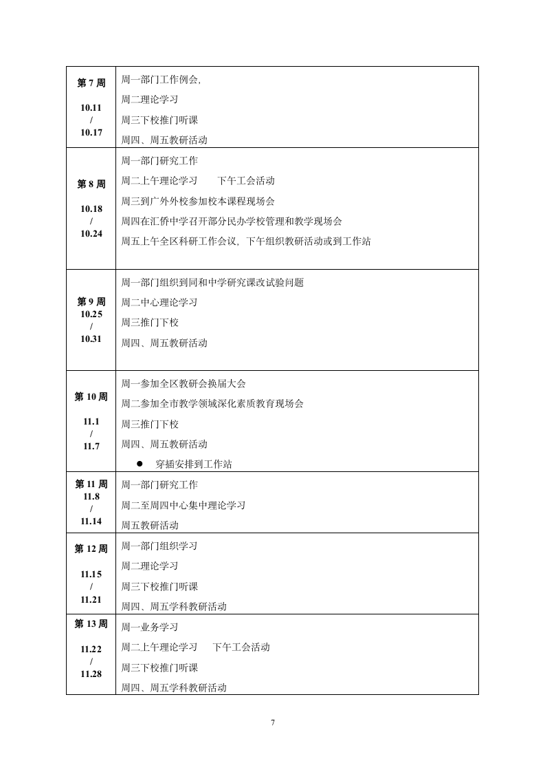 初中部教学工作计划第7页