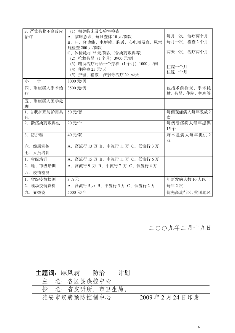 麻风病防治工作计划第6页