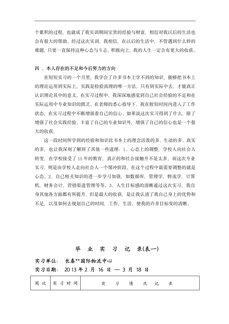 实习报告,物流专业,实习总结第5页