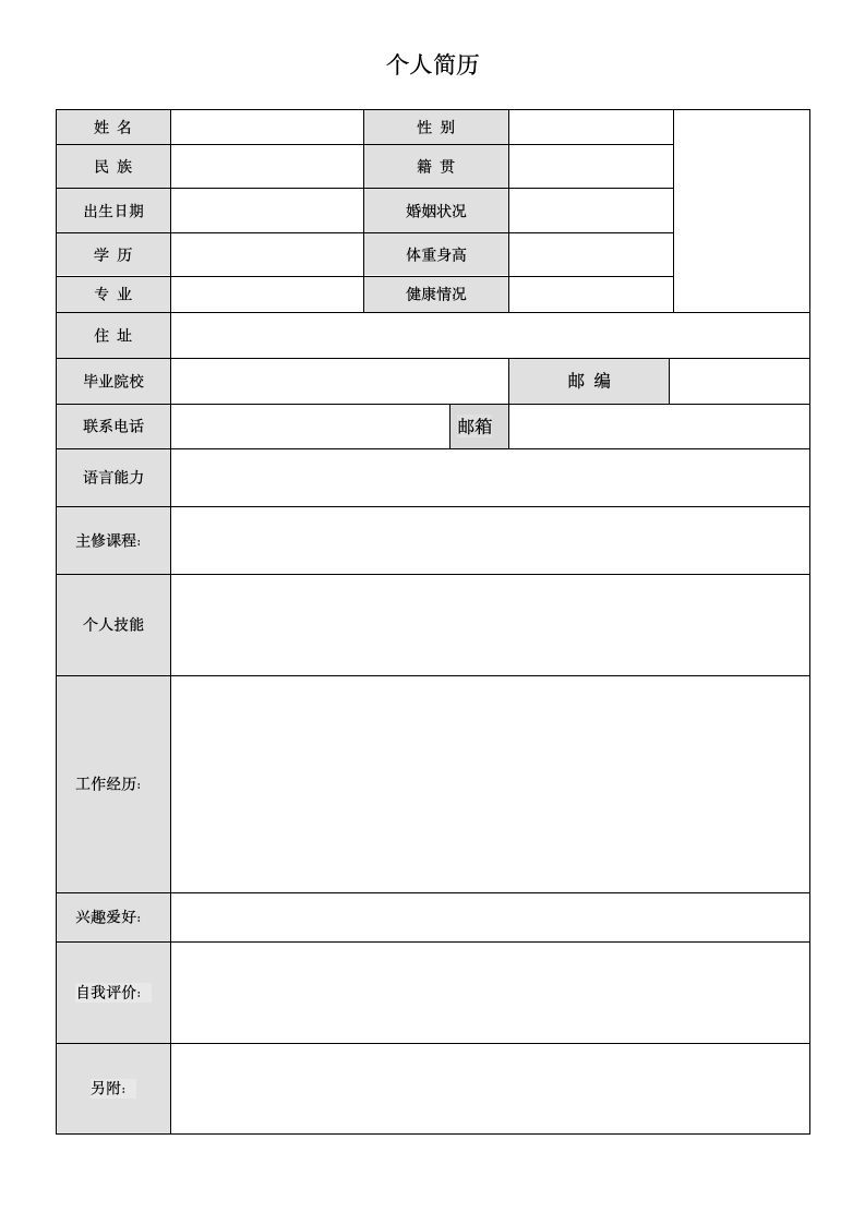 简历模板下载 (1)