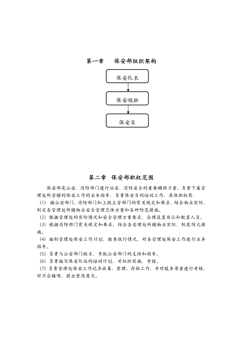 保安部规章制度第3页