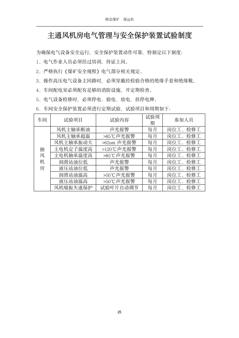 保运队  管理制度汇编第25页