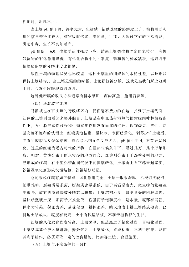 土壤学实习报告第4页