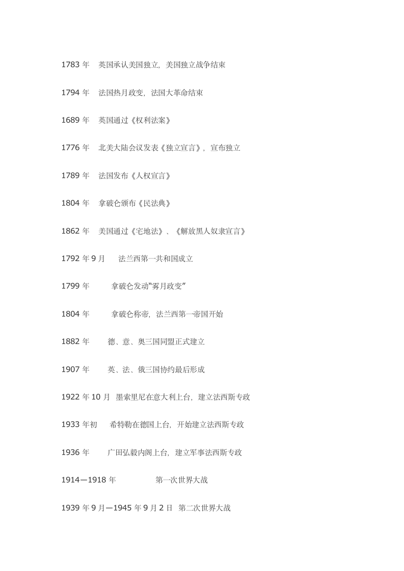 历史年表第10页