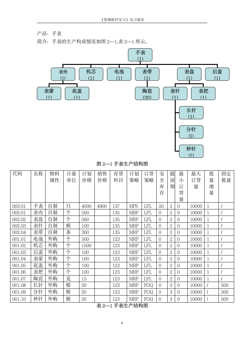 ERP实习报告第6页