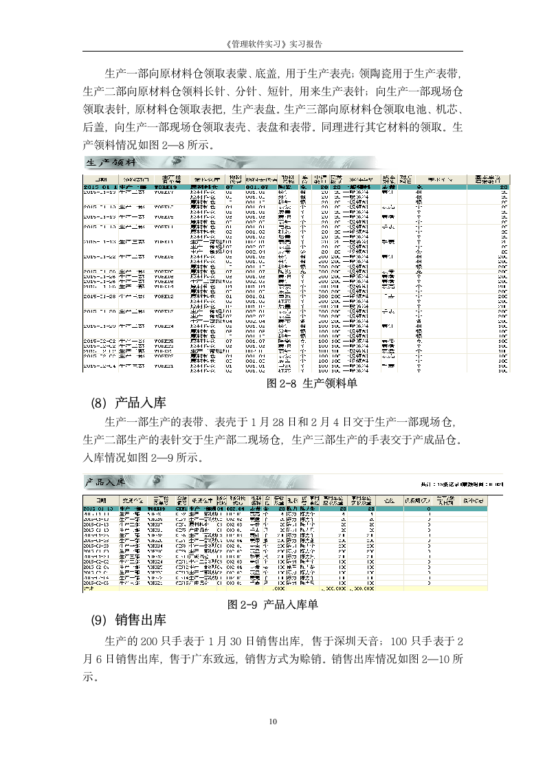 ERP实习报告第10页