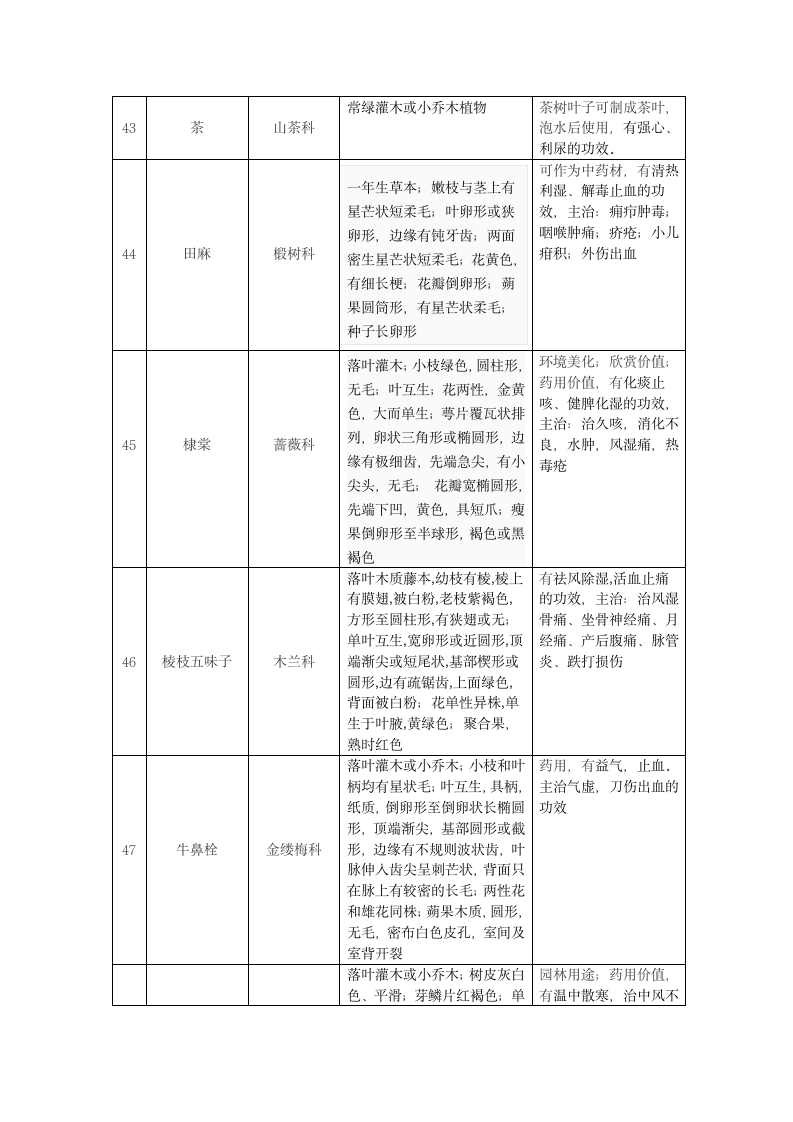 植物学实习报告第8页