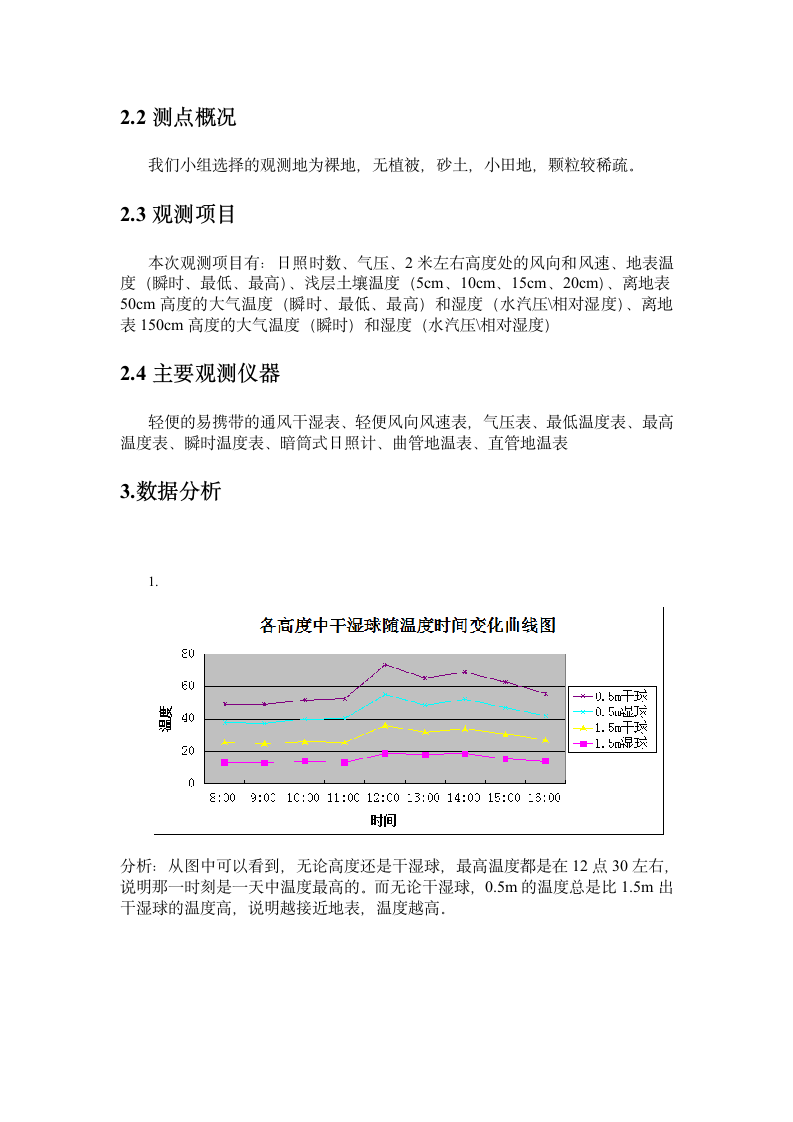 气象学实习报告第2页