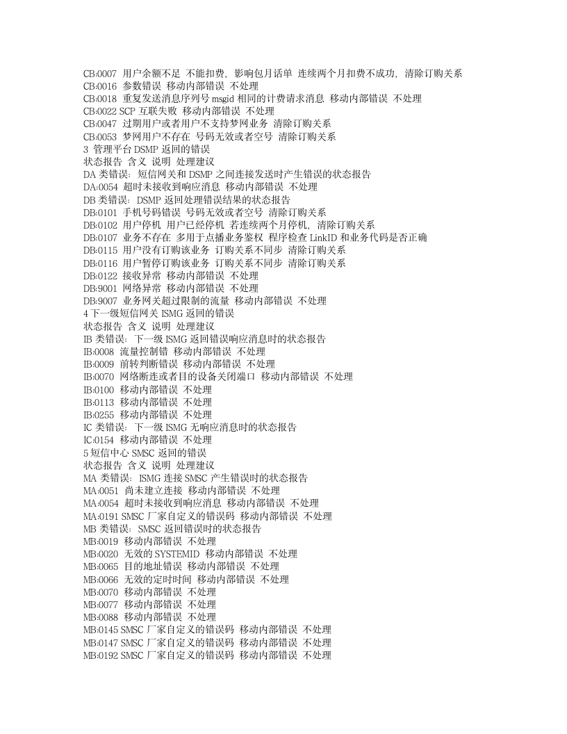 移动短信状态报告说明第3页