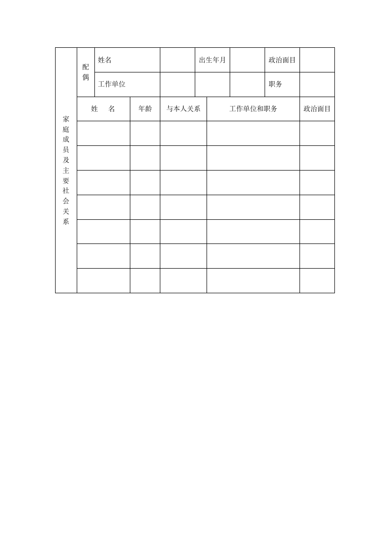 职工登记表第2页