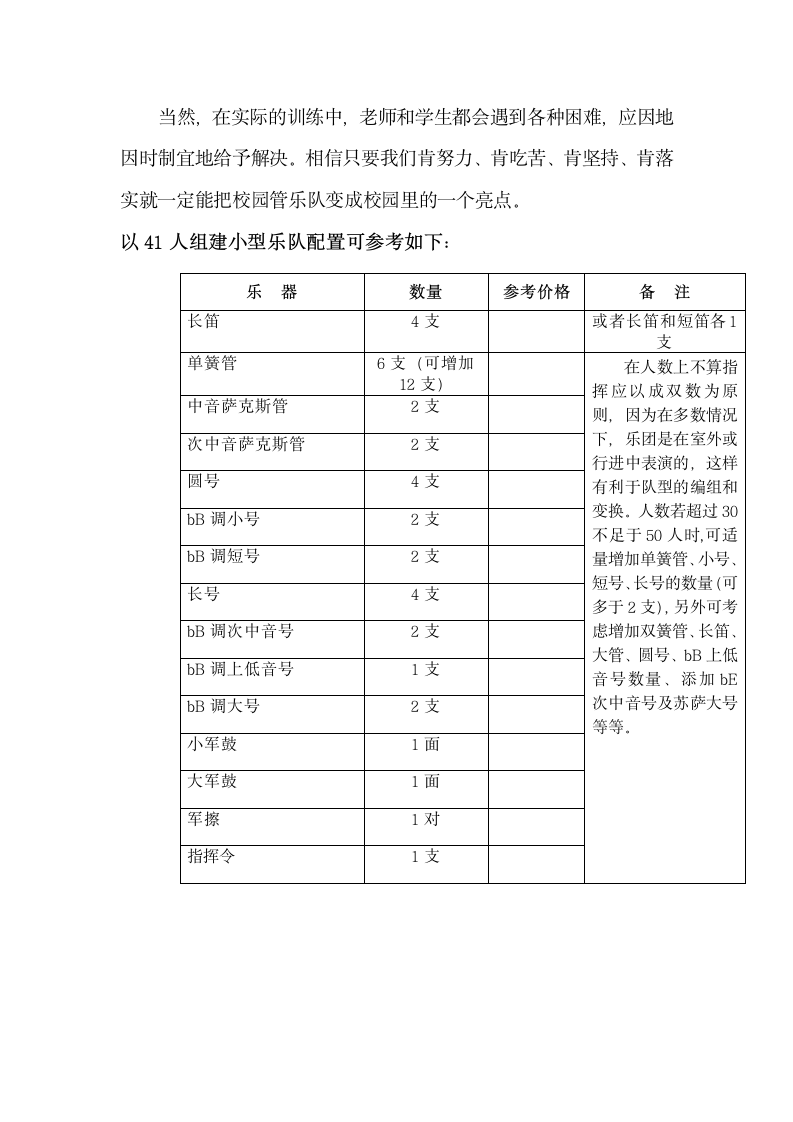 管乐队实施方案第4页