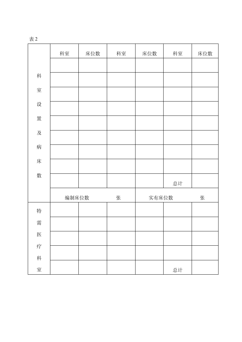 北京市基本医疗保险定点医疗机构申请书第4页