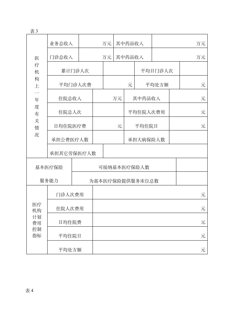 北京市基本医疗保险定点医疗机构申请书第5页