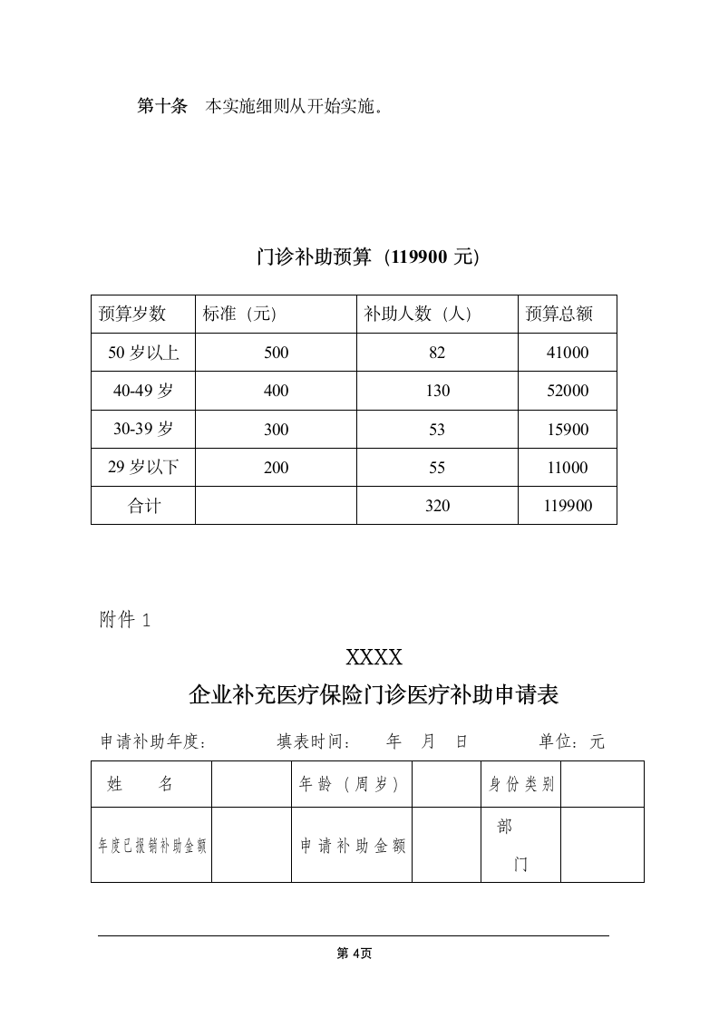 补充医疗保险实施细则第4页