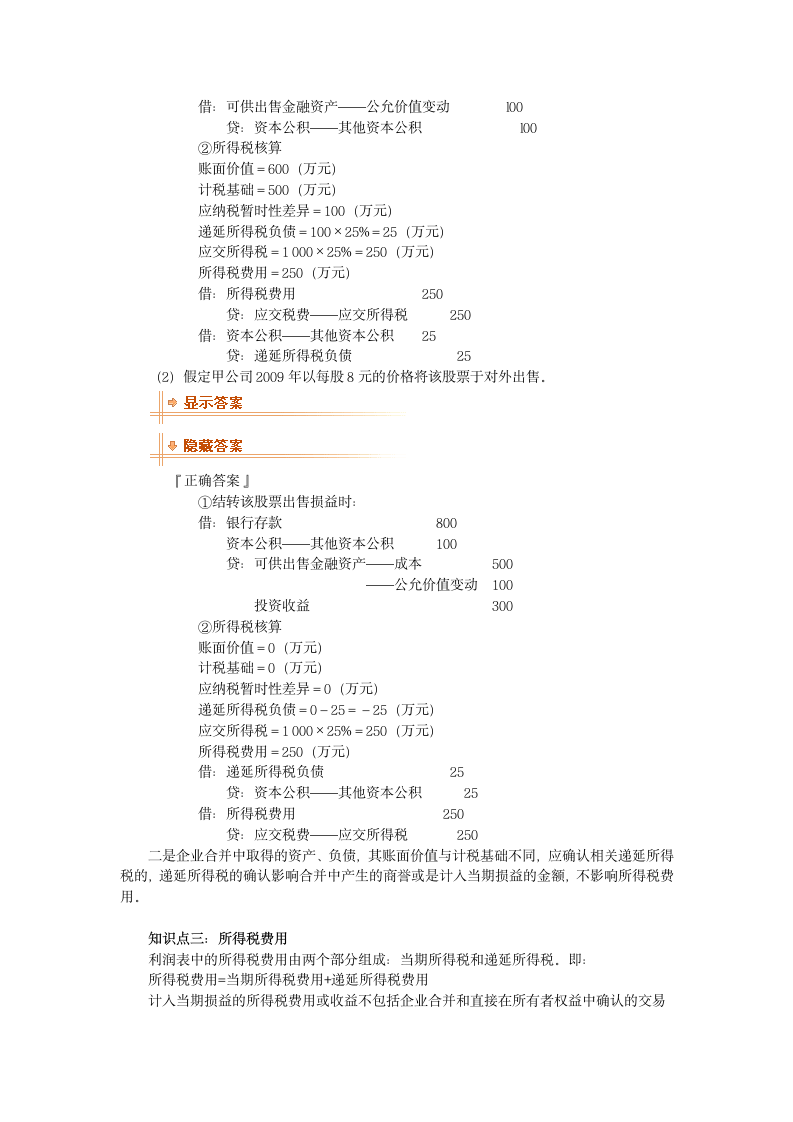 所得税会计概述第28页