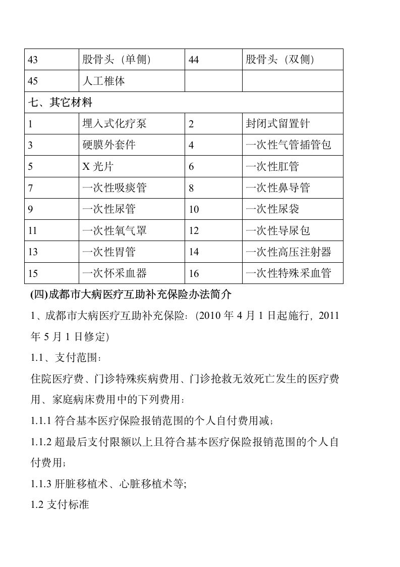 成都市基本医疗保险知识手册第13页