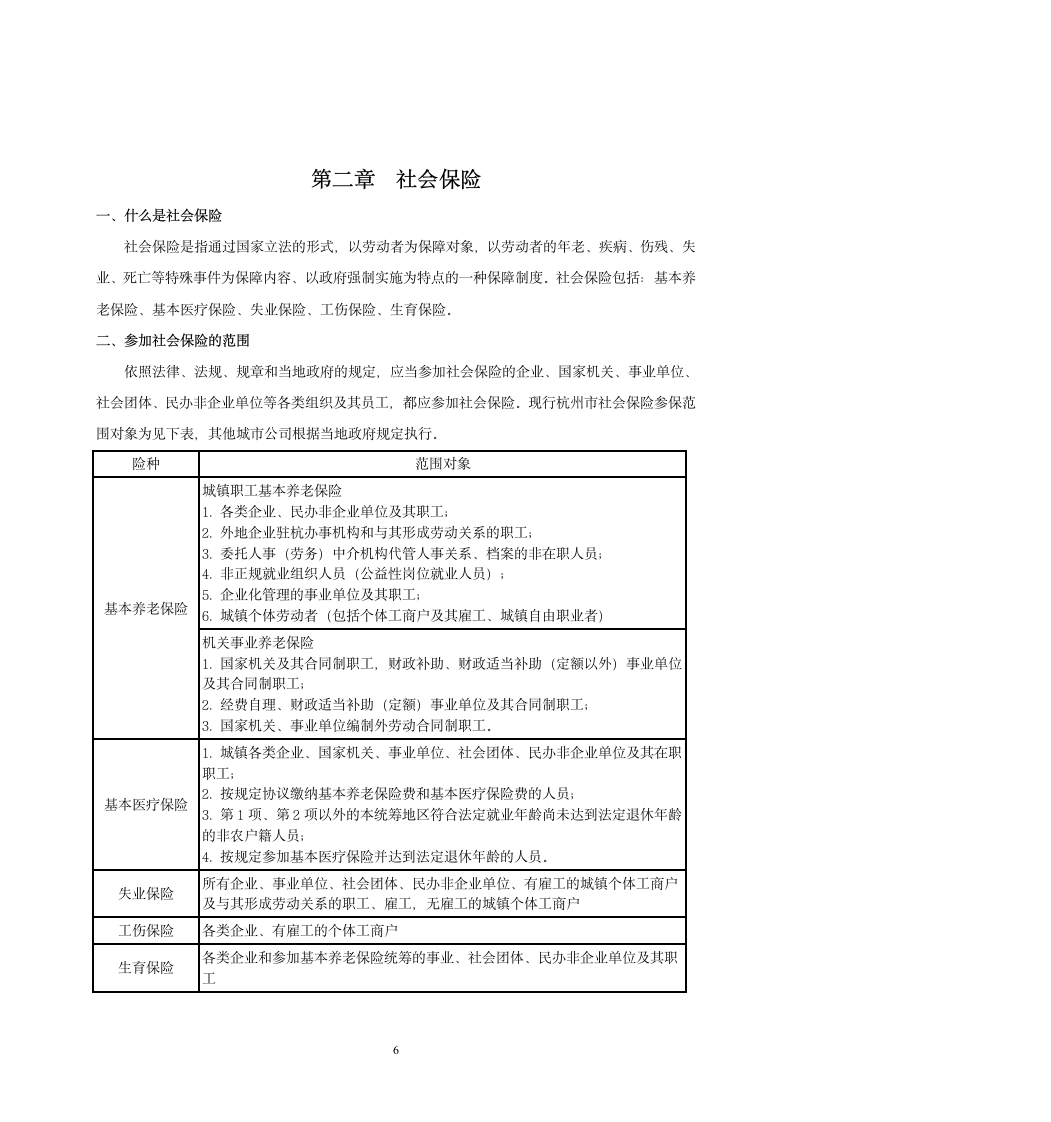 社保、公积金政策汇编手册(适用于杭州市)第6页