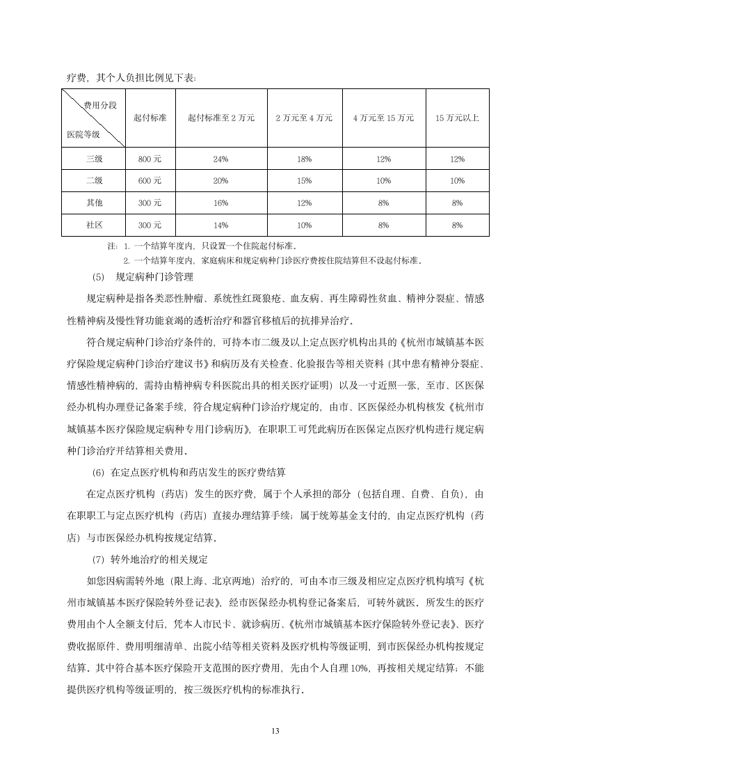 社保、公积金政策汇编手册(适用于杭州市)第13页