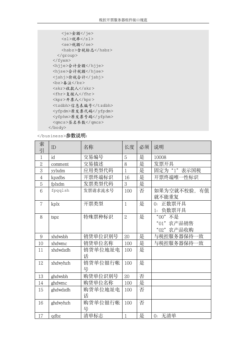 增值税管理系统-百望接口第13页