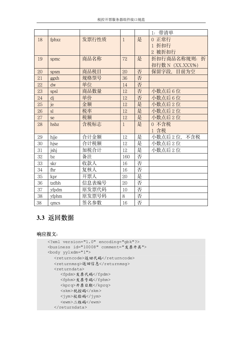 增值税管理系统-百望接口第14页