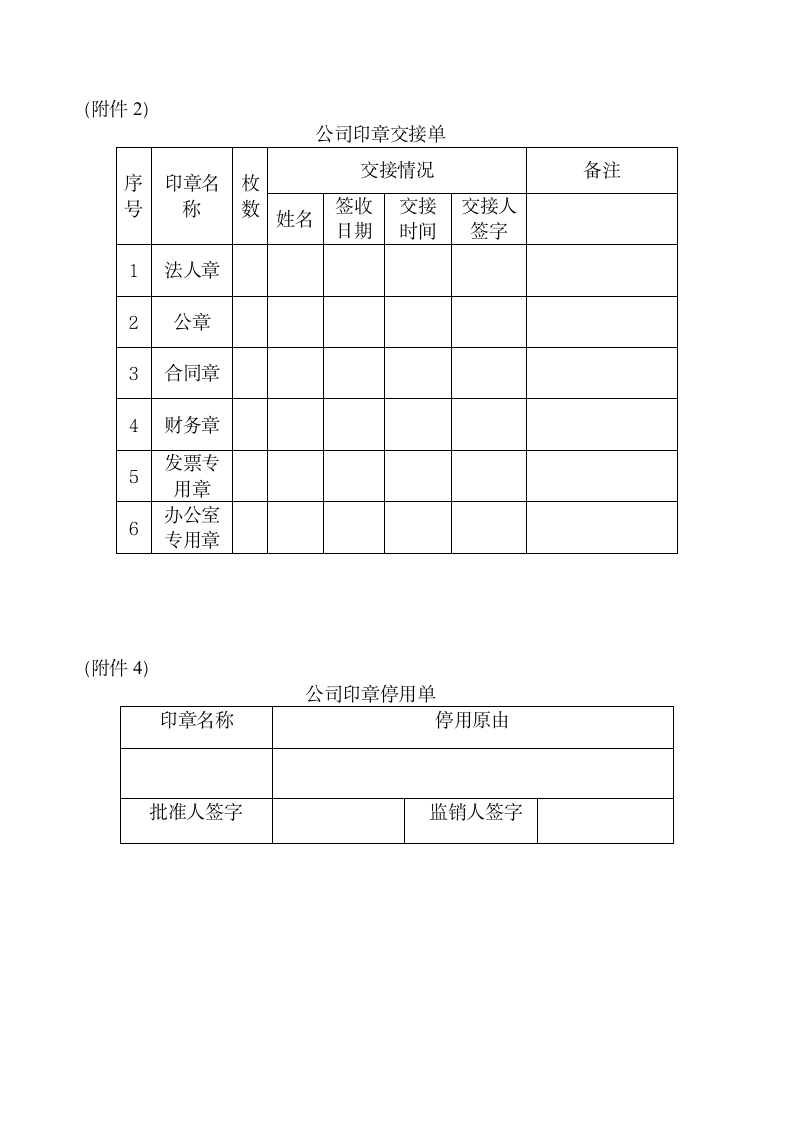 印章管理制度格式版)第4页