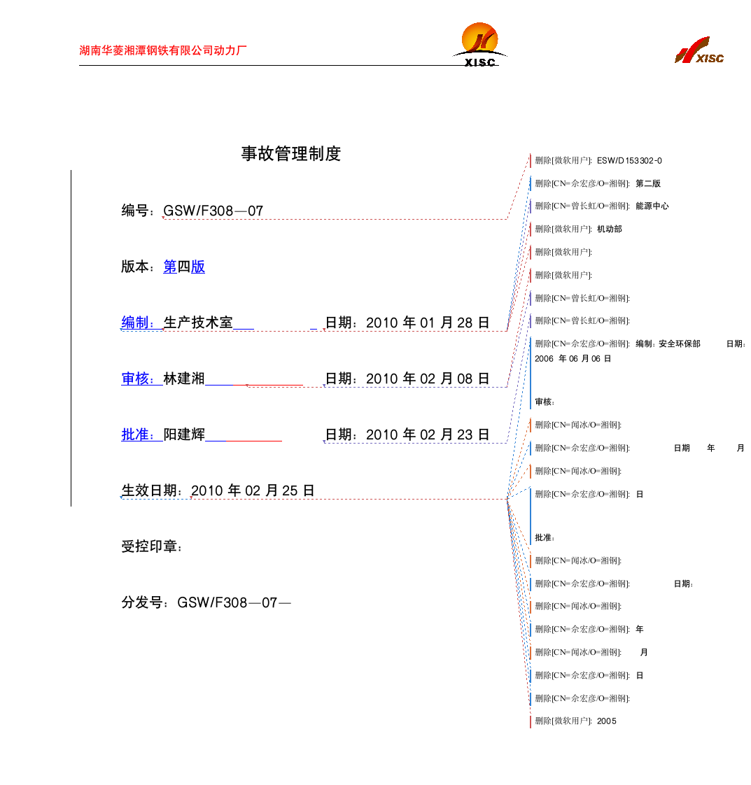 事故管理制度