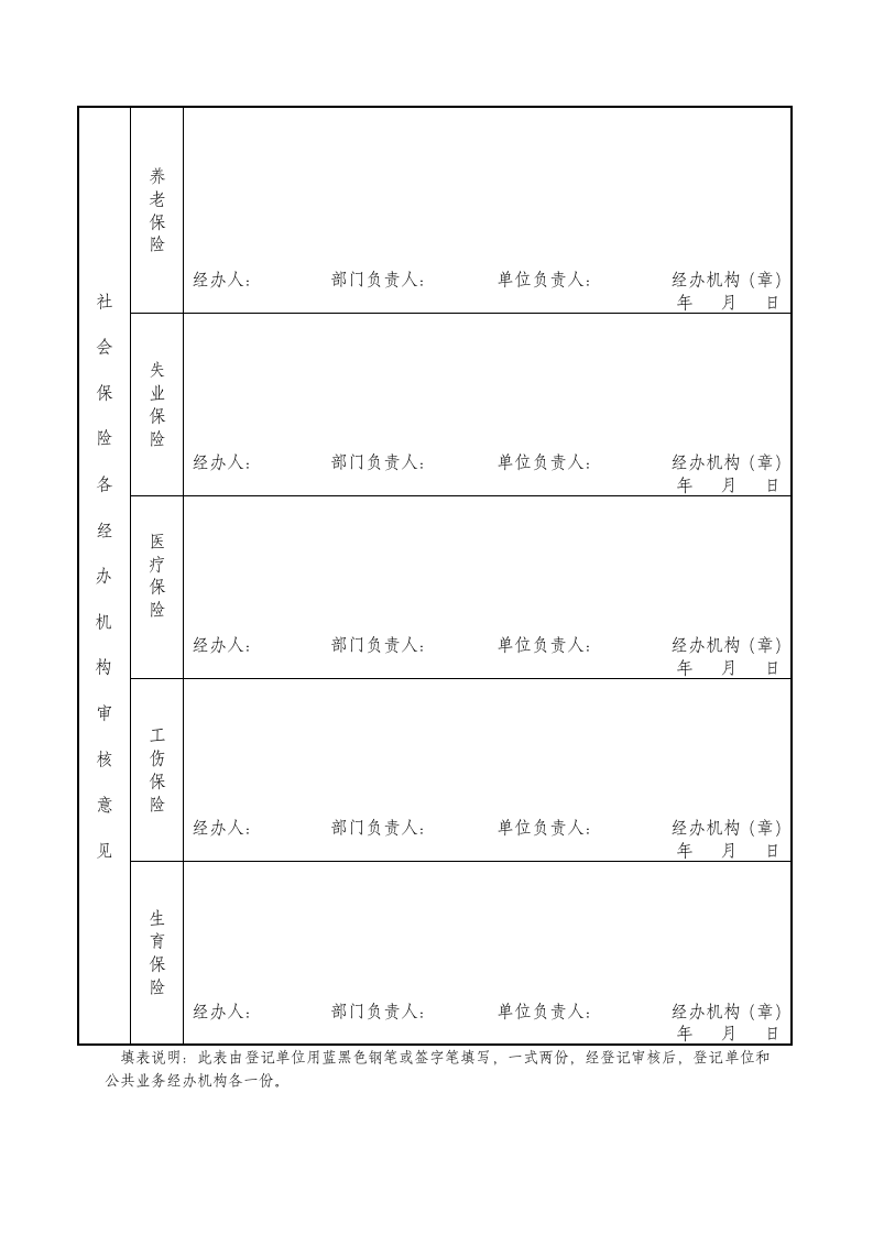 重庆市社会保险注销登记表----------新第2页