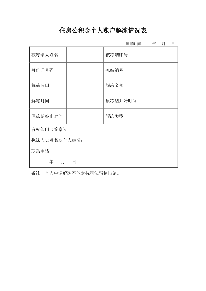 公积金解冻第1页