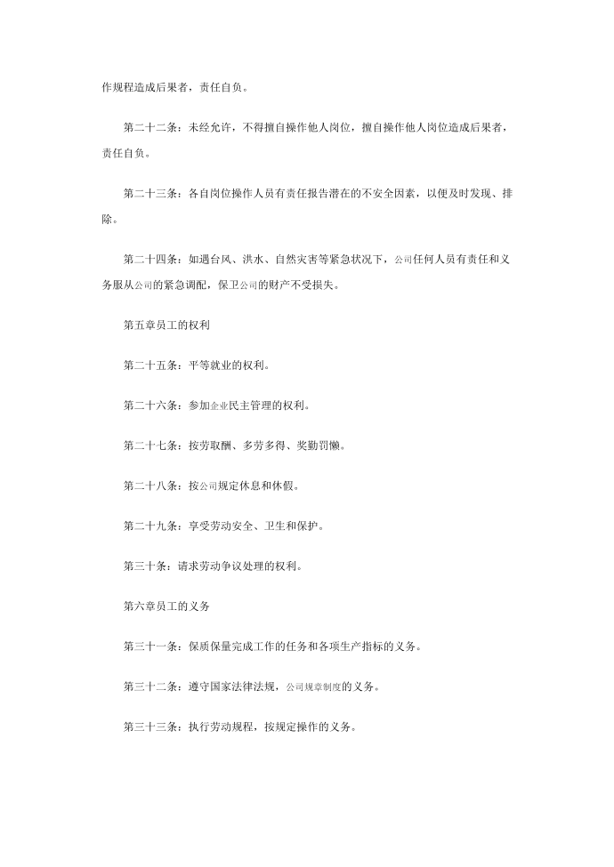 公司规章制度第3页