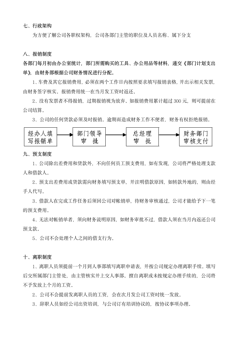 公司日常规章制度第3页