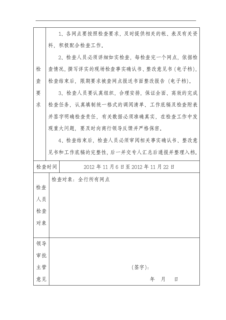 信贷检查实施方案第3页