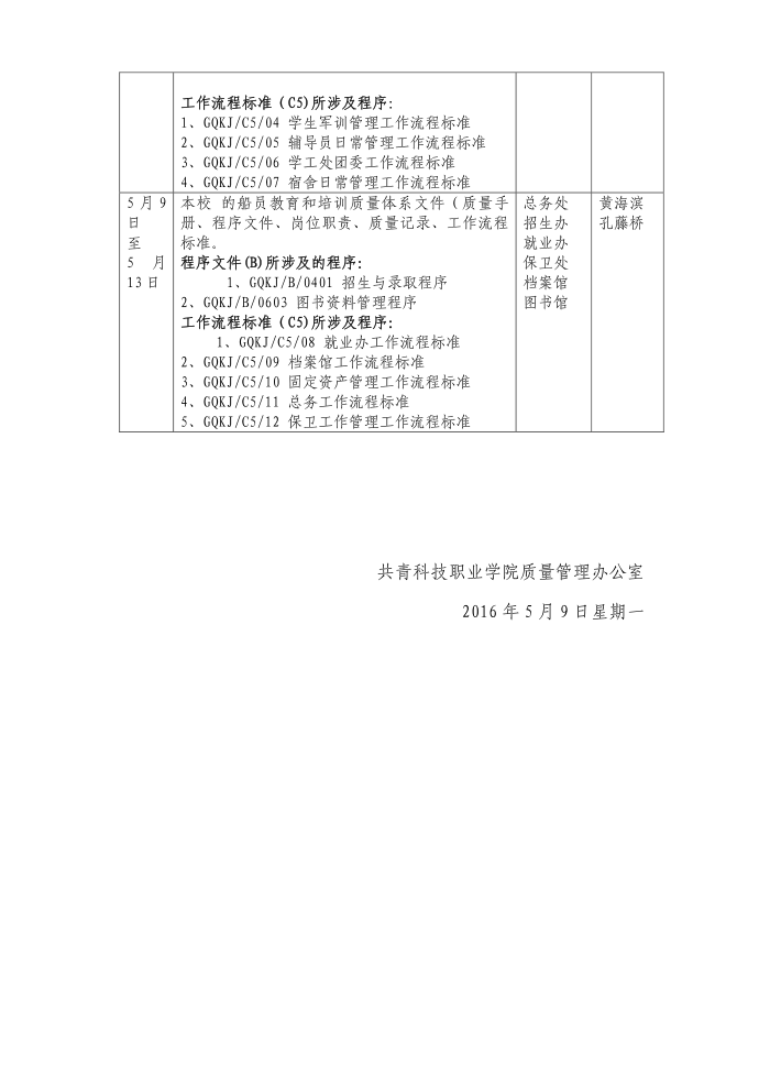 2 . 内审实施方案第4页