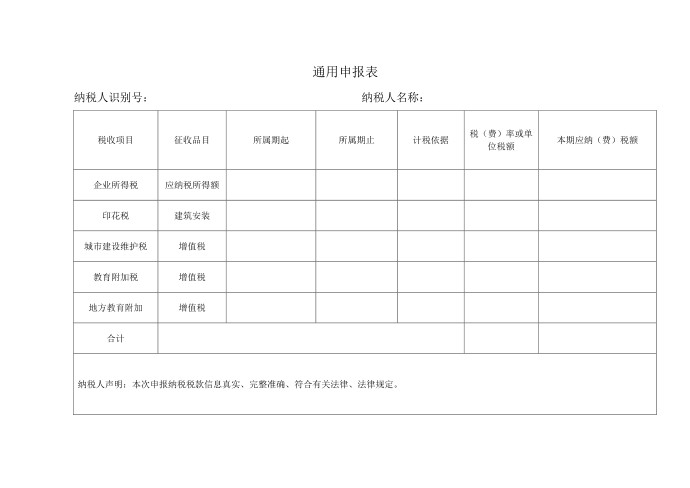 增值税预缴税款表第1页