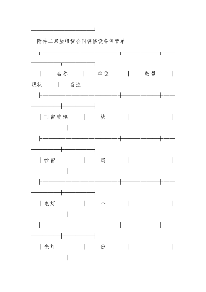 租赁合同-标准格式房屋租赁合同第4页