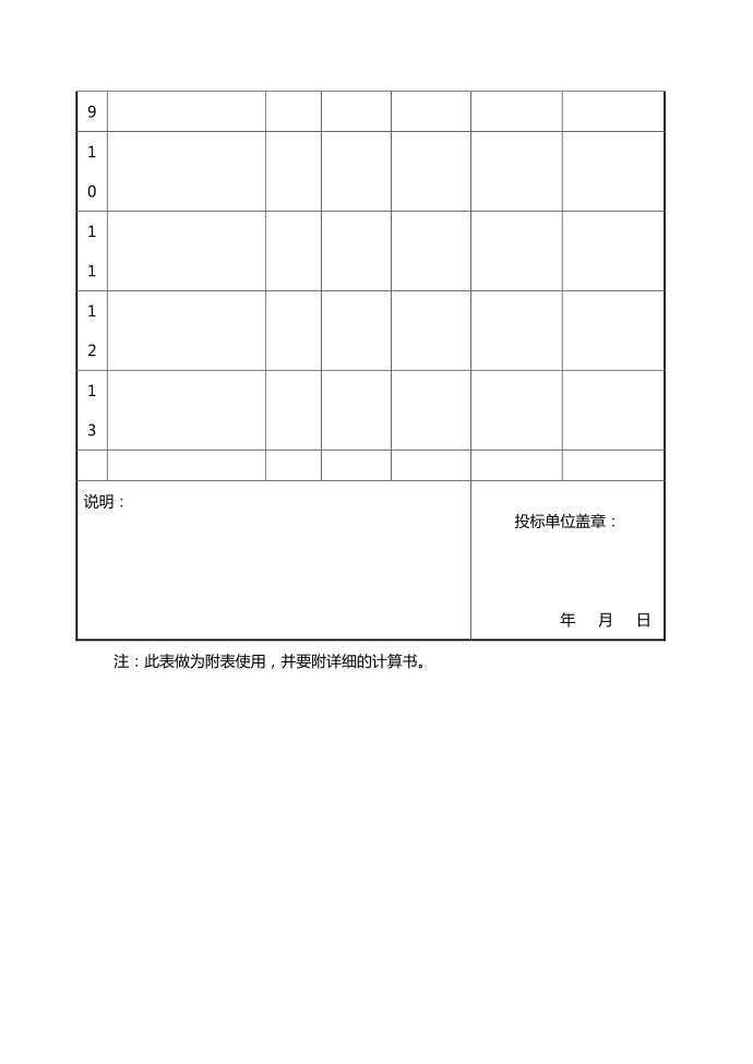 劳务投标书第5页