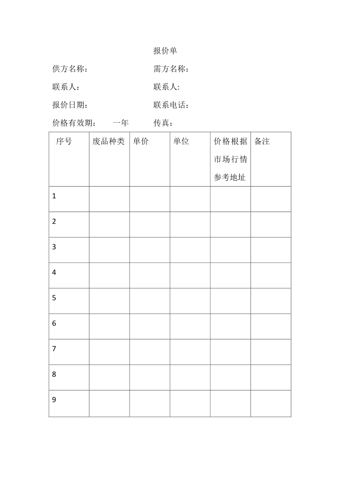 废品协议回收 协议书第3页