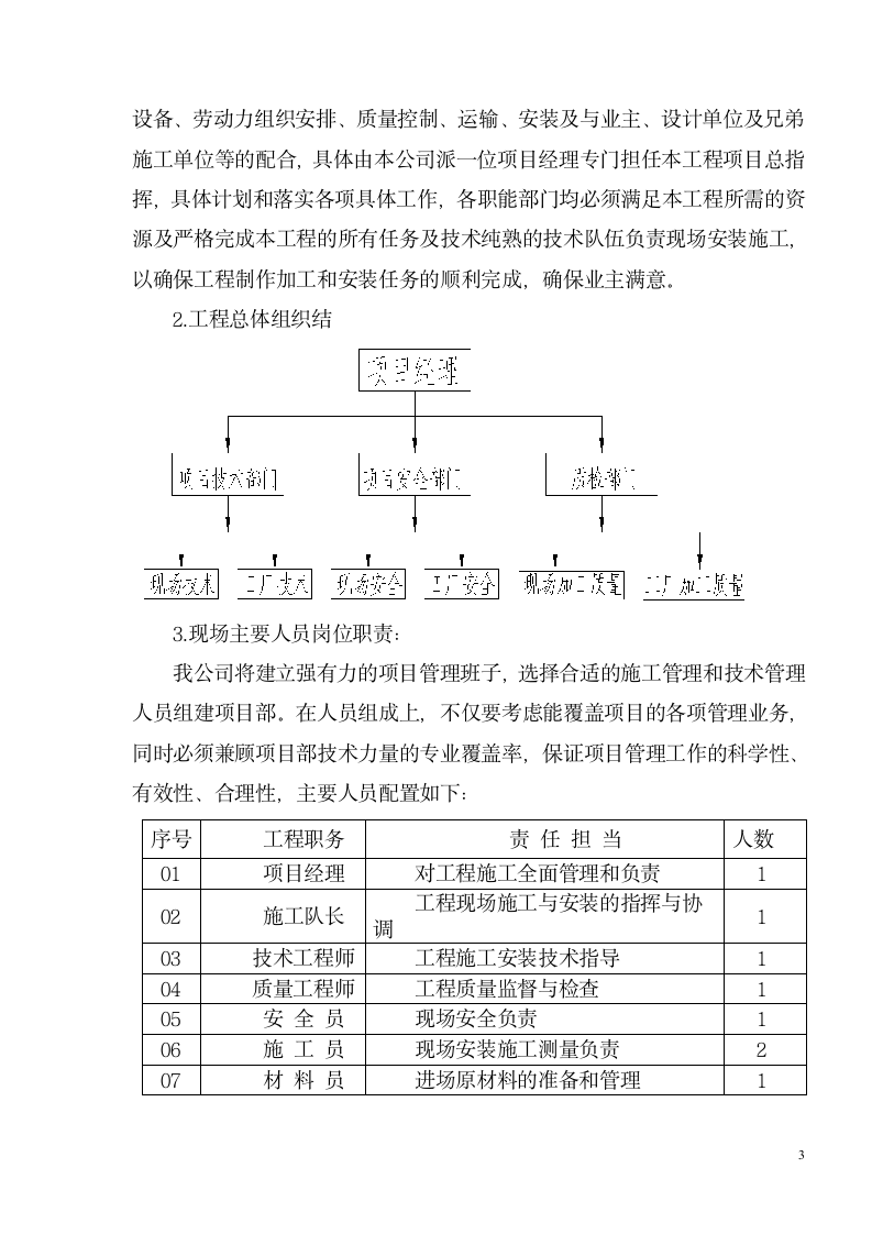 钢结构施工方案第3页