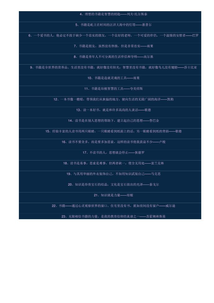 名人名言文档第3页