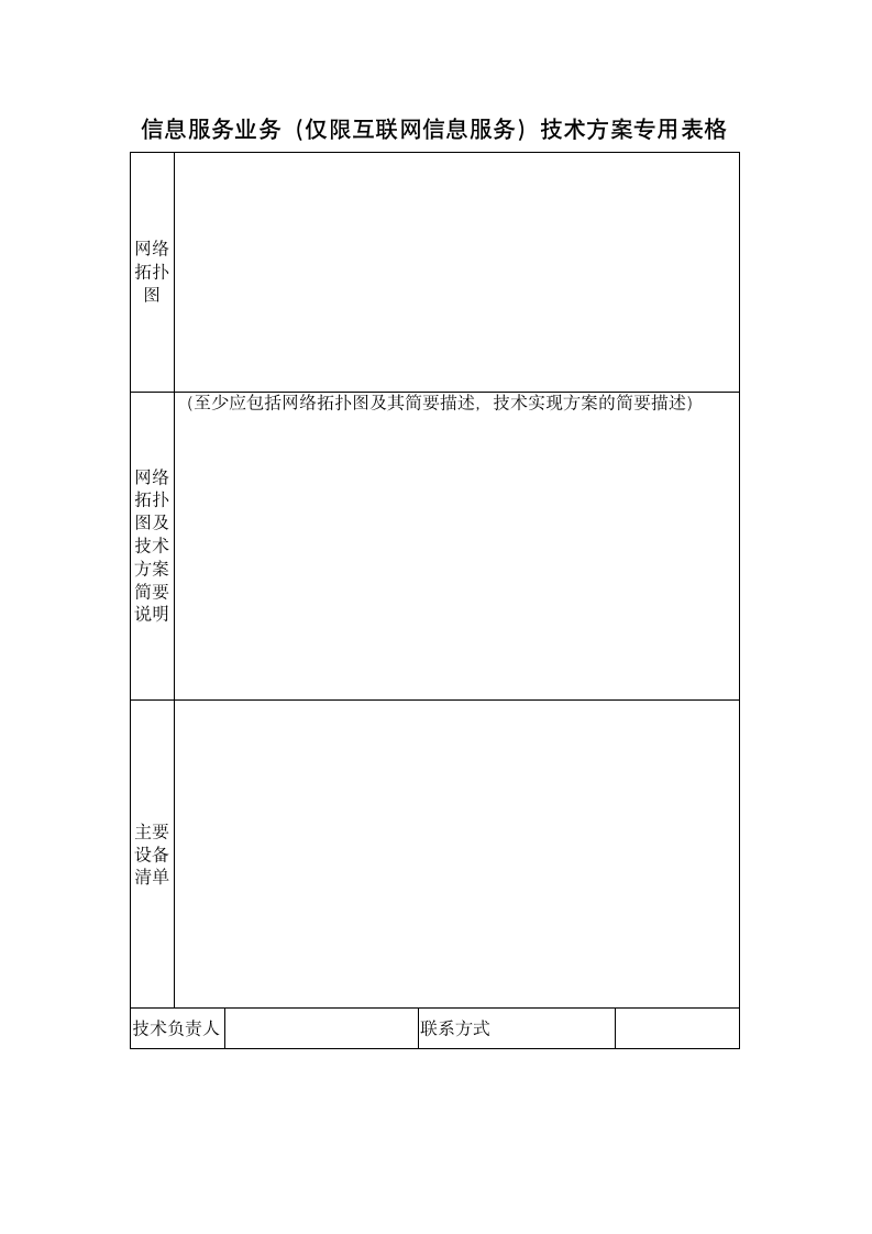 信息服务业务中(互联网信息服务)申请材料模版清单第3页