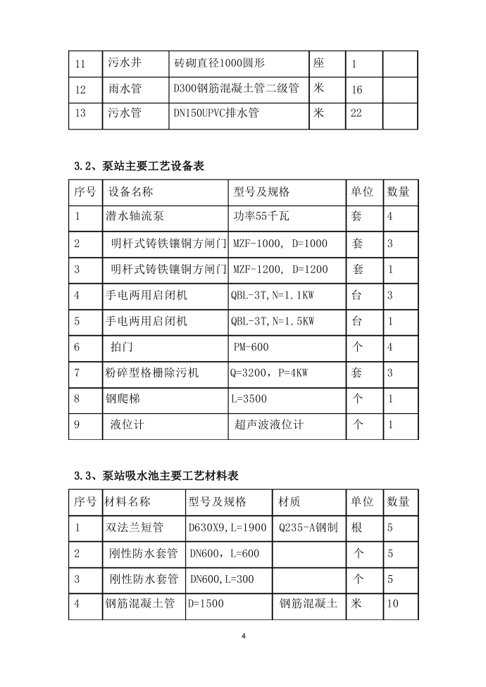 泵站施工方案第4页