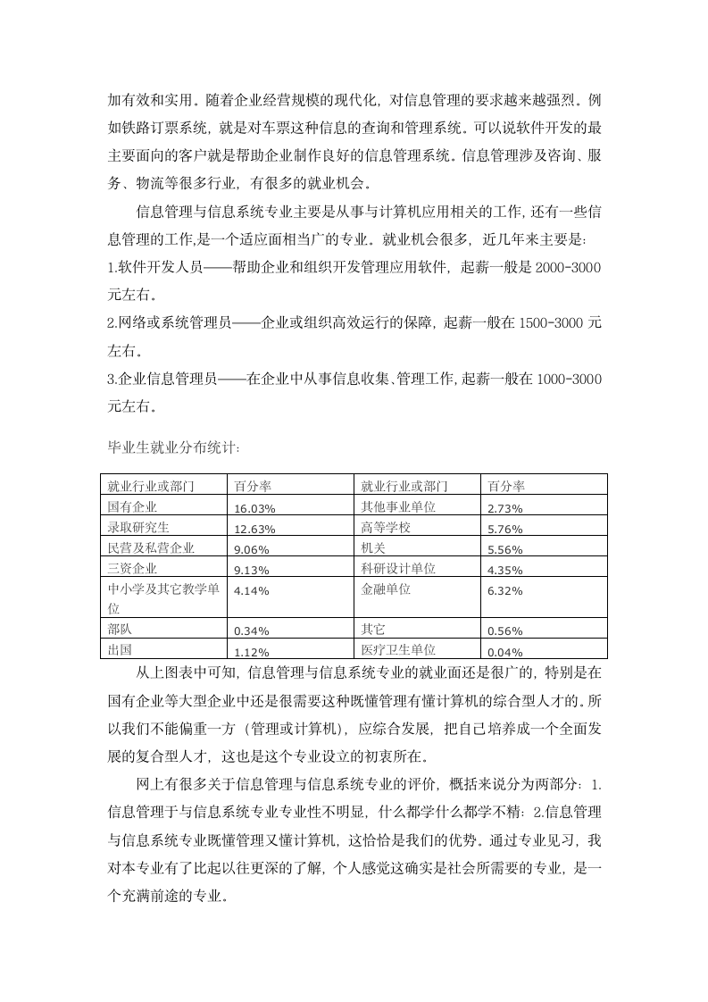 信息管理与信息系统专业分析第4页