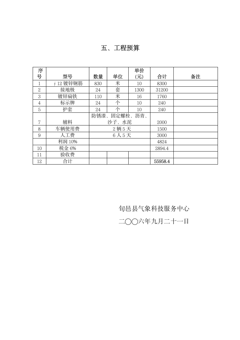 避雷带设计方案第4页