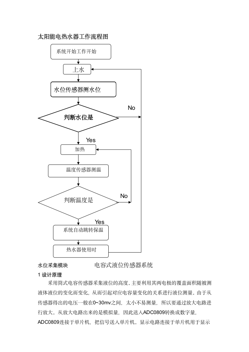 太阳能电热水器设计方案第3页