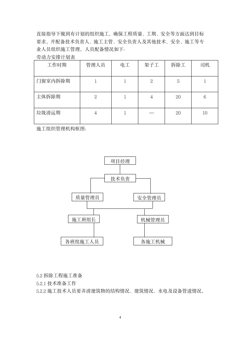 房屋拆除施工方案第4页