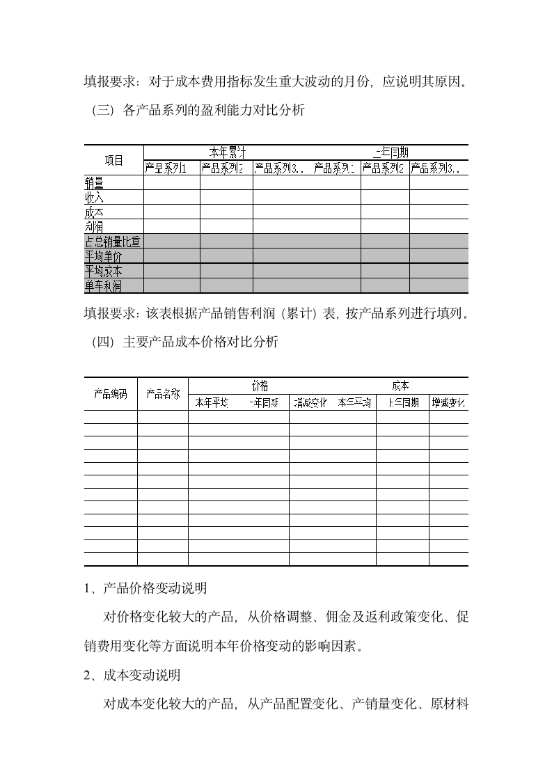 管理报告---成本分析报告第2页