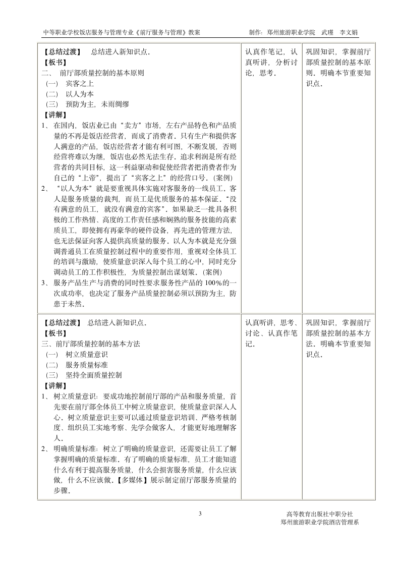 前厅部质量控制第3页