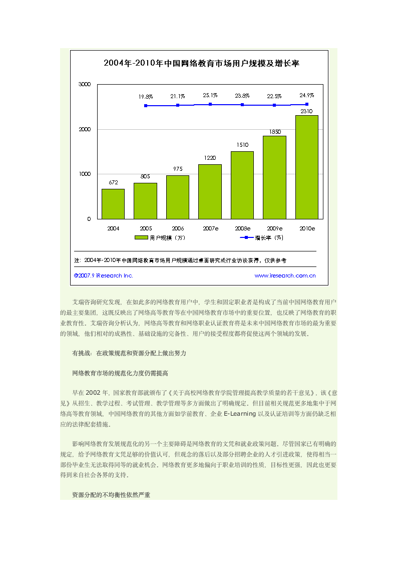 中国互联网教育市场分析第2页